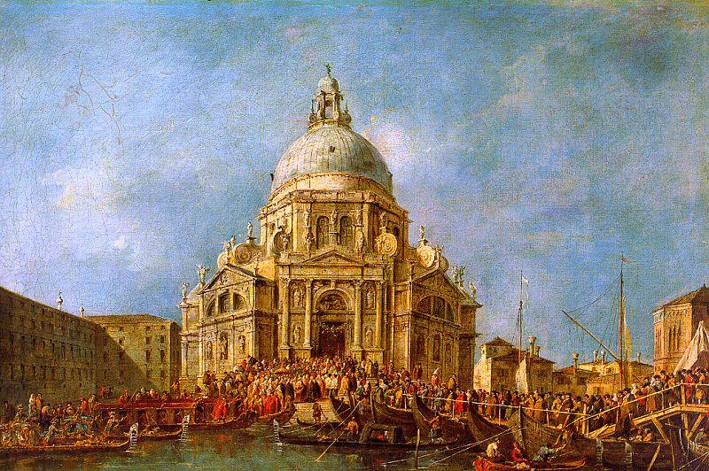 Francesco Guardi The Doge of Venice goes to the Salute on 21 November to Commemorate the end of the Plague of 1630 Spain oil painting art
